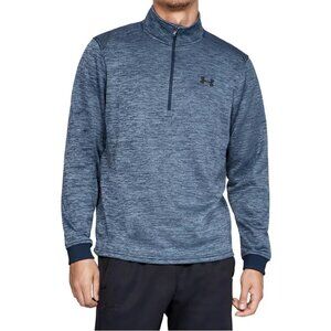 NWT Under Armour Men's UA Armour Fleece 1/2 Zip Pullover 1320745 Blue Mens XL
